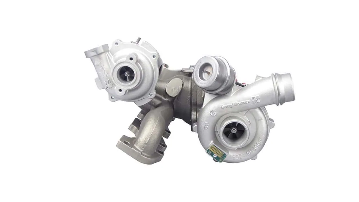 Turbocompresseur échange standard BorgWarner 10009880018 — OPEL INSIGNIA A / SAAB 9-5